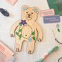 Learn To Sew Bear Kit Craft Kit For Kids, thumbnail 5 of 8