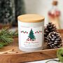 Merry Christmas Scented Candle Gift For Her Personalised Xmas Gift, thumbnail 5 of 9