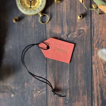 Personalised Leather Decanter Tag Gift, 6 of 10