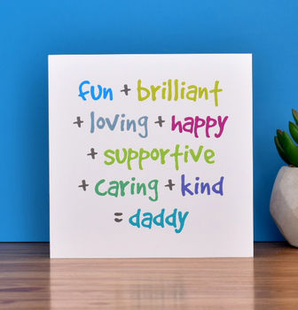 'Daddy' Father's Day Card, 2 of 2
