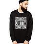 Personalised Straight Outta Hip Hop Sweatshirt T Shirt, thumbnail 3 of 4