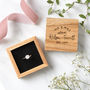 Personalised Mr And Mrs Ring Box, thumbnail 1 of 7