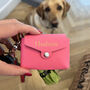 Personalised Vegan Leather Dog Poop Bag Holder, thumbnail 1 of 3