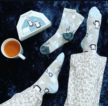 Ladies Igloo Socks Gift Set, 2 of 2