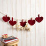 Valentine's Garland Easy Knitting Kit, thumbnail 2 of 10