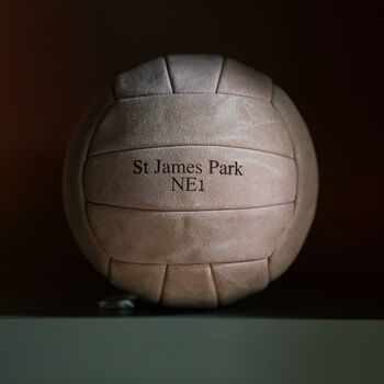 Personalised Engraved Premium Suede Football Ball, 9 of 12