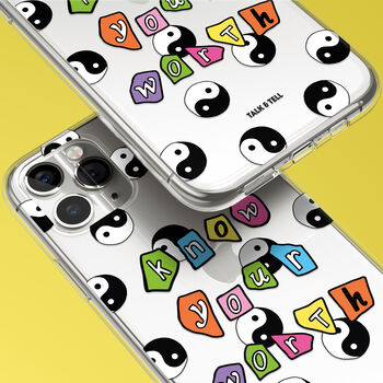 Ying Yang Know Your Worth Phone Case For iPhone, 7 of 10