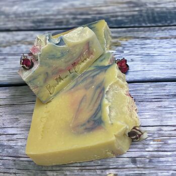 Soap Bar Small/Large With Rose Geranium Essential Oil Gift, 11 of 12