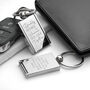 Personalised Home Is Wherever You Are Keyring, thumbnail 2 of 10