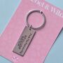 Feminist Against Patriarchy Adult Floral Keyring, thumbnail 2 of 2