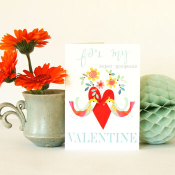 For My Valentine Greetings Card, 4 of 5