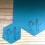 Child's Drawing Or Writing Personalised Leather Coaster, thumbnail 3 of 12