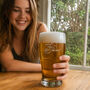 18th Birthday Gift Shooting Star Engraved Pint Glass, thumbnail 3 of 11