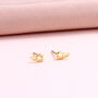 Sterling Silver Cutout Angel Wing Earrings, thumbnail 5 of 7