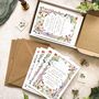 Cottage Garden Evening Wedding Invitations, thumbnail 4 of 7