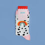 Women's Rainbow Socks, thumbnail 1 of 4