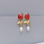 Giulia Pearl Drop Earrings, thumbnail 2 of 4