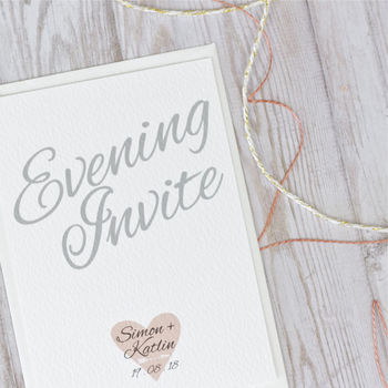 Heart + Arrow Wedding Invitation, 4 of 4