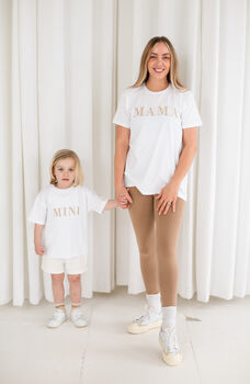 Mama Embroidered Oversized T Shirt, 2 of 8