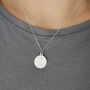 Sterling Silver Happy Place Ocean Necklace, thumbnail 4 of 6
