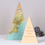 Personalised Map Tree Christmas Decoration, thumbnail 4 of 5