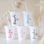 Personalised Mini Jute Bag And Cold Cup Set, thumbnail 4 of 9