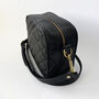Black Leather Quilted 'Riviera' Handbag, thumbnail 7 of 7