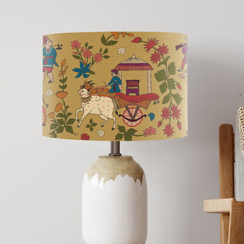 Procession On Gold Lampshade, 2 of 8