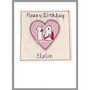 Personalised Heart Birthday Card For Her Any Age, thumbnail 9 of 12
