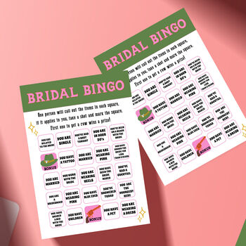 Last Rodeo Shot Glasses And Bridal Bingo Hen Party Game, 4 of 5