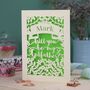 Personalised Papercut 'Be My Godfather?' Card, thumbnail 3 of 5