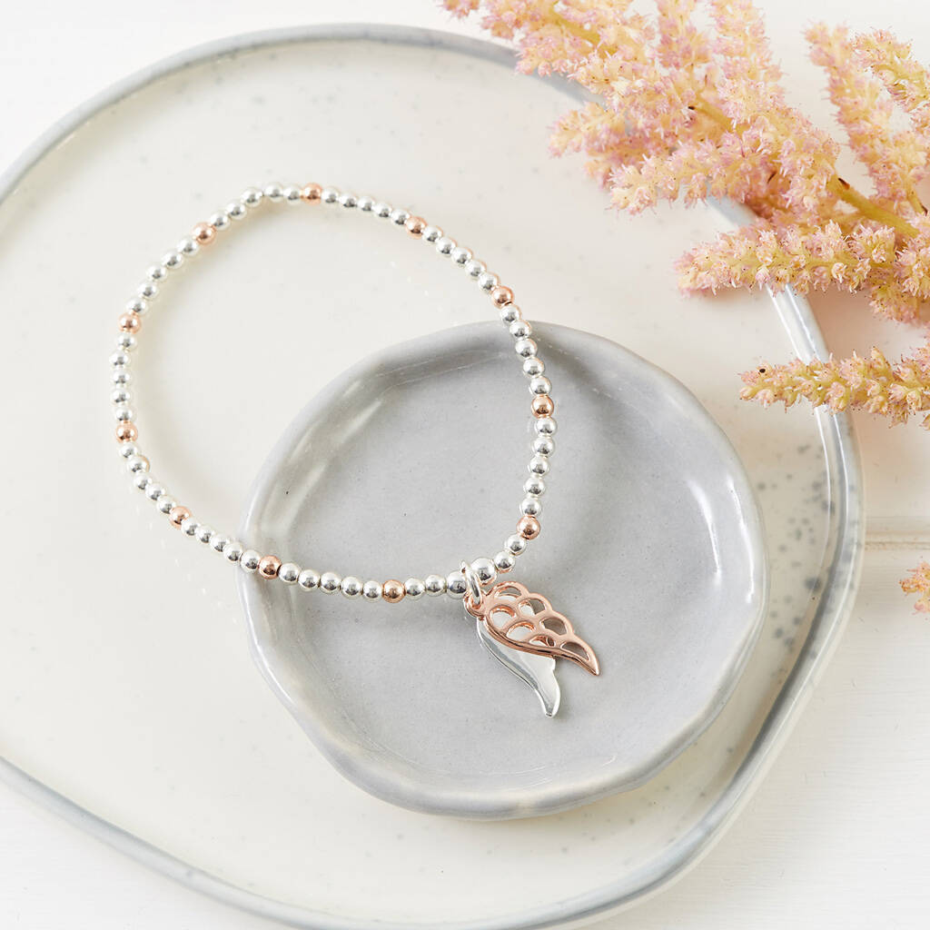 Sterling Silver Angel Wing Leather Wrap Bracelet by HappyGoLicky –  HappyGoLicky Jewelry
