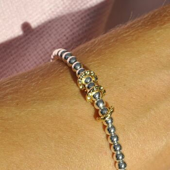 Dainty Silver Plated Milestone Birthday Decade Bracelet, 4 of 10