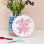Strawberry Embroidery Hoop Kit, thumbnail 3 of 5