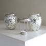 Silvered Ripple Glass Vase Or Tealight Holder, thumbnail 2 of 3