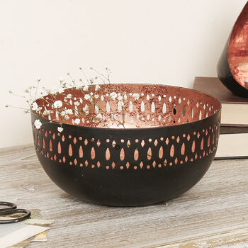 Decorative Black And Copper Bowl, 4 of 8