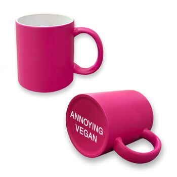 Colourful Neon Mug With Secret Vegan Message, 10 of 12