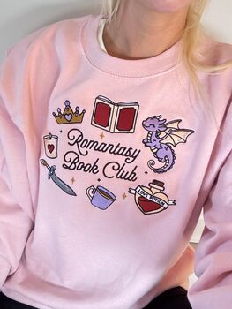 Romantasy Readers Club Embroidered Sweatshirt, 4 of 4