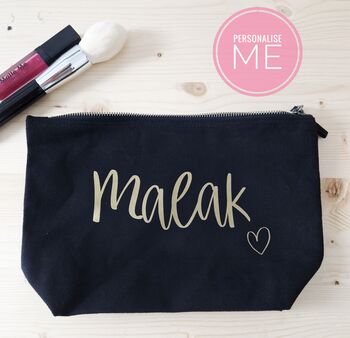 Make Up Pouch With Personalised Message Inside, 2 of 4