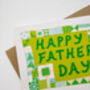 Patchwork Father's Day Card, thumbnail 3 of 7
