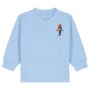 Babies Parrot Organic Cotton Sweatshirt, thumbnail 5 of 7