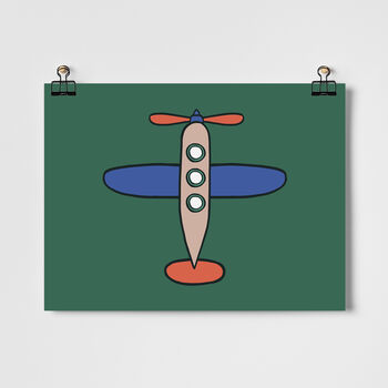 Plane Children's Art Print, 2 of 3