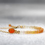 Orange Opal And Carnelian Charm Bracelet, thumbnail 6 of 11