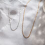 Sterling Silver Rope Chain Necklace, thumbnail 4 of 6