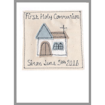 Personalised Boys First Holy Communion Card, 6 of 12