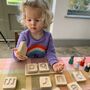 Handcrafted Wooden Alphabet Cuboids In Natural, thumbnail 5 of 9