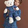 Fiorella Pyjama Set With Matching Teddy Bear Set, thumbnail 4 of 9