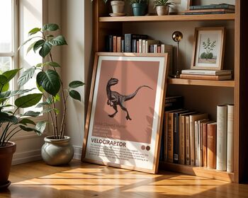 Dinosaurs Predator Series Set Of Four Art Prints, 3 of 12