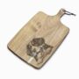 Personalised Bernese Mountain Dog Engraved Acacia Serving Board, thumbnail 5 of 11