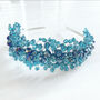Turquoise Crystal Headpiece, thumbnail 3 of 5